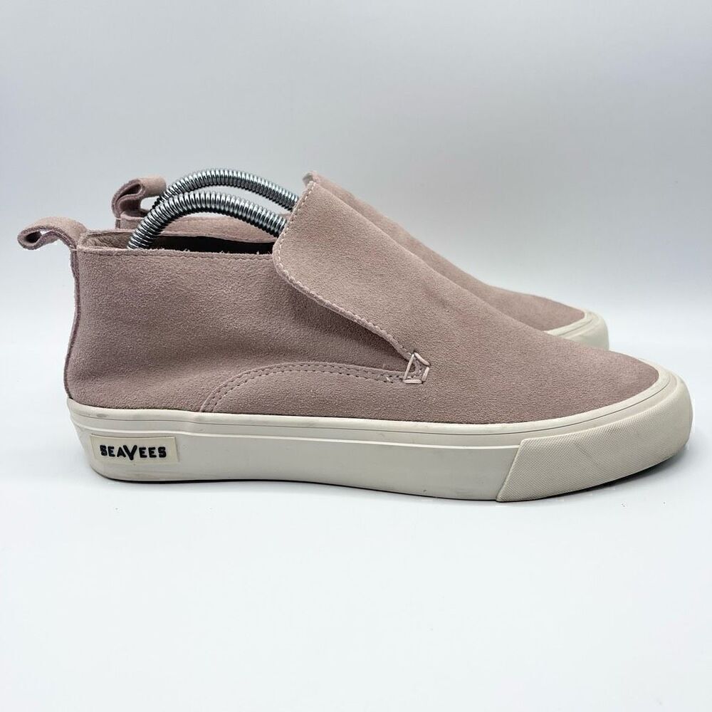 SeaVees Hintington Middie Ankle Suede Slip-On - Women’s US 9.5
